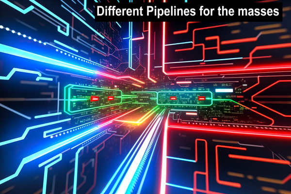 Different pipelines
